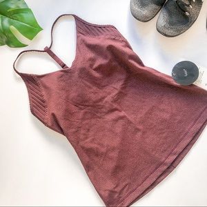 NWT LULULEMON Aphrodite Tank Bordeaux/Burgundey Size